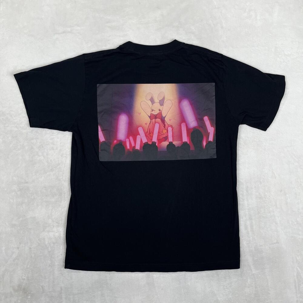 Uniqlo Oshi No Ko T-Shirt Mens M Black Bunny Idol Anime Graphic UT Back Print